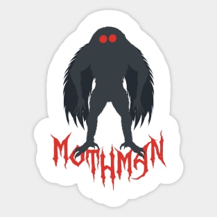 Mothman Silhouette Sticker